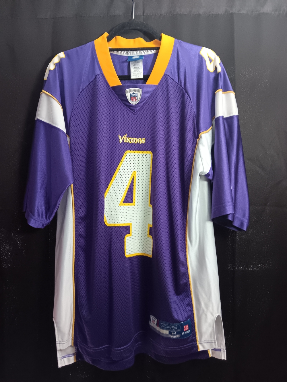 Reebok Purple and White NFL Players Jersey Panel